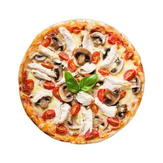 Delicious Italian Pizza With Pepper And Olives